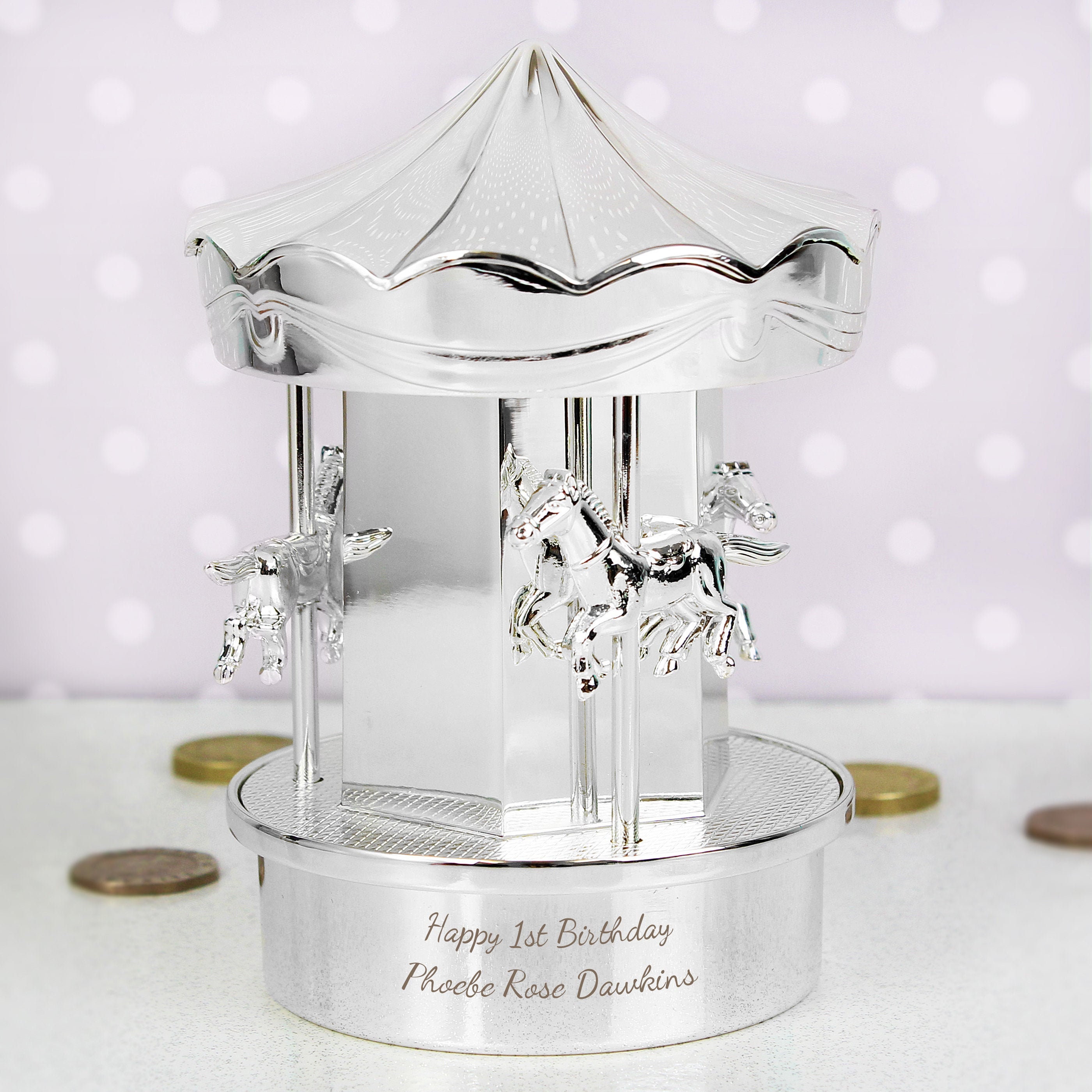 Engraved Money Box. Personalised Children's Gift. Moving Etsy