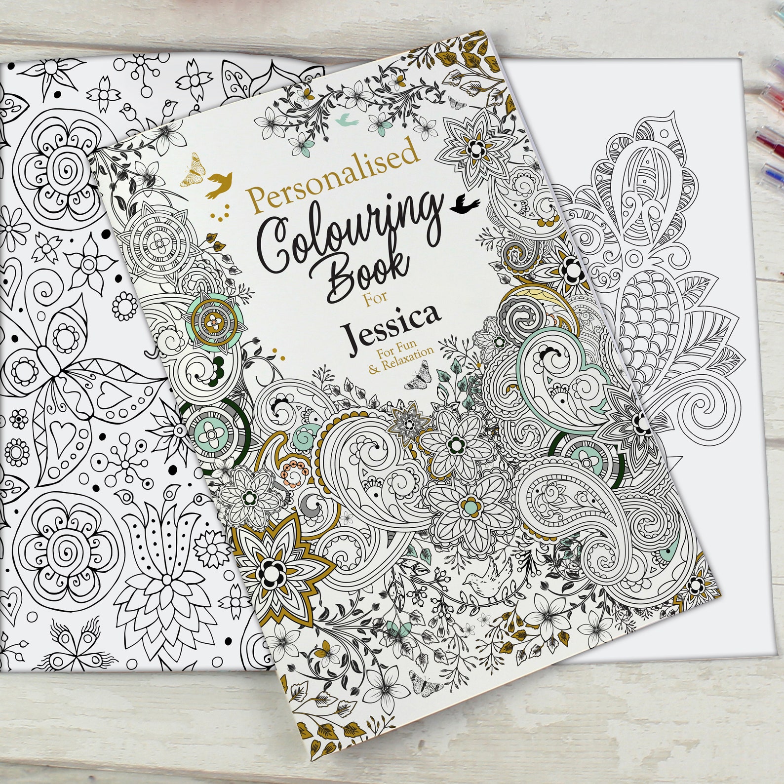 Personalised Colouring Book. Custom Colouring Book. 4 Etsy UK