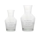 Personalised Engraved Glass Carafe, Custom Name Decanter Vase, Wedding Gift, Gift for Him Her, Whiskey Wine Water Carafe