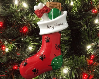 Personalised Dog Christmas Bauble | Custom Name Pet Tree Ornament | New Puppy First Christmas Gift | Dog Lover Keepsake | Dog Walker Gift