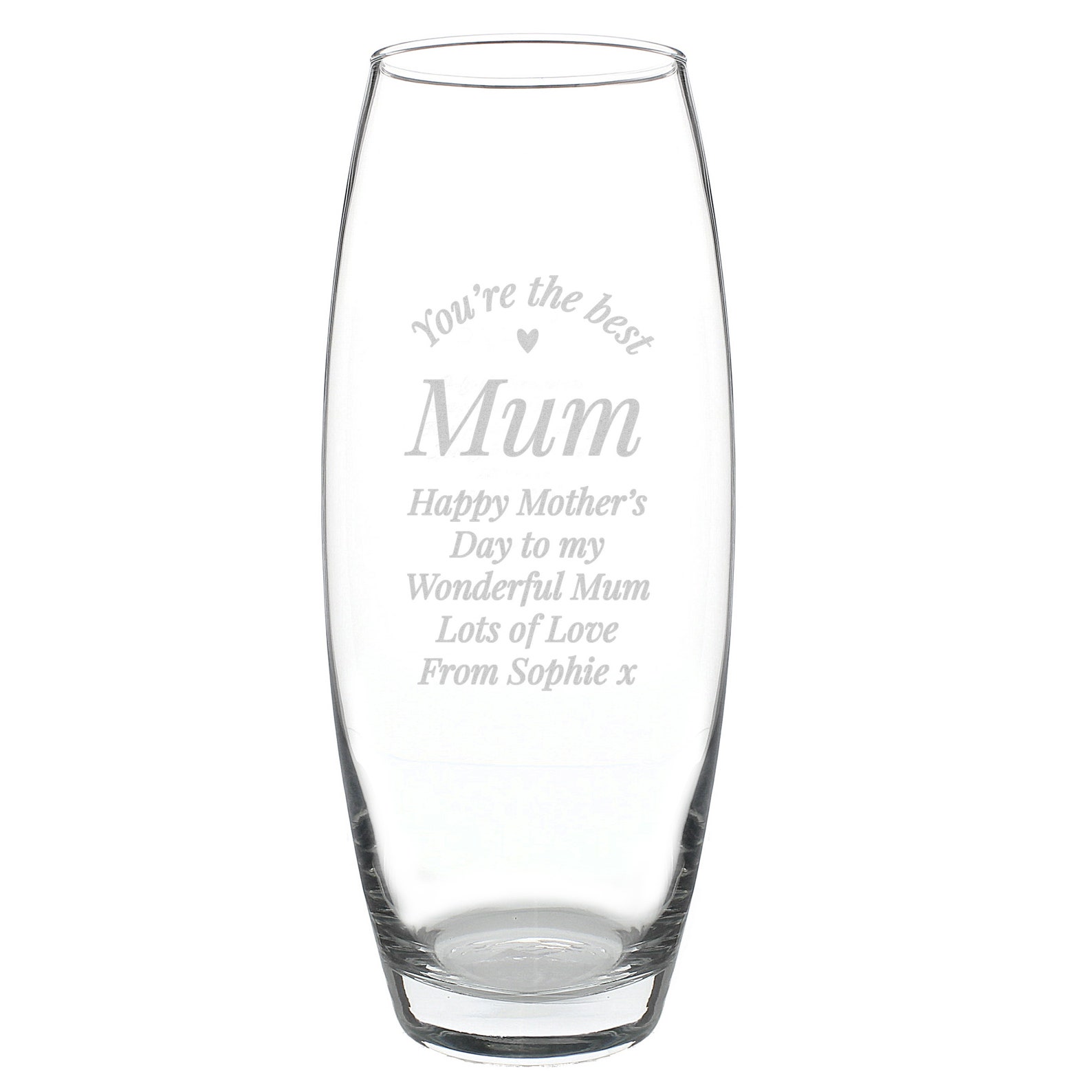 Personalised Glass Vase. You're the Best Bullet Vase. Etsy