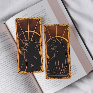 Mr. Bienveillant et Eclipse, cartes de tarot imprimées recto-verso, Nevernight Chronicles, lot de 2