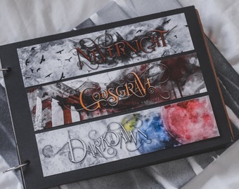 Nevernight, Godsgrave and Darkdawn, Book titles designs, BOOKMARKS