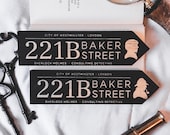 221B Baker Street, Sherlock Holmes, Individual Large Signpost