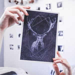 Terrasen stag constellation, PRINT, Inspired by Sarah J Maas