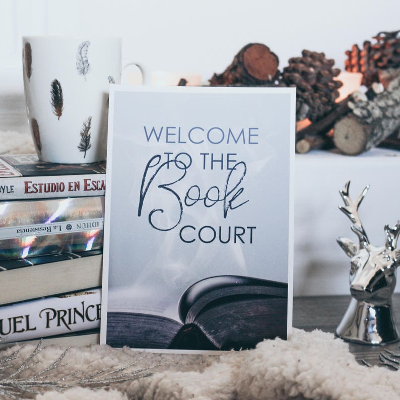 Welcome to the Book Court, PRINT, Bookstagram image 1