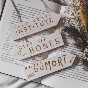 Wooden signs, laser engraved, Inspired by the Shadowhunter World, Handmade Natural