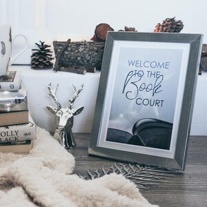 Welcome to the Book Court, PRINT, Bookstagram image 3