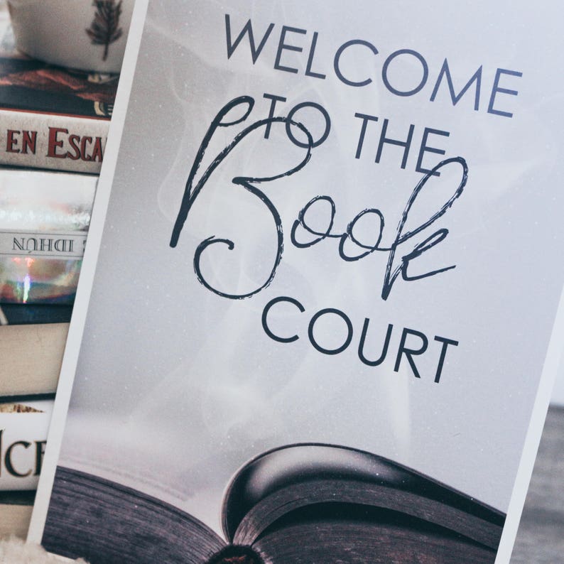 Welcome to the Book Court, PRINT, Bookstagram image 2