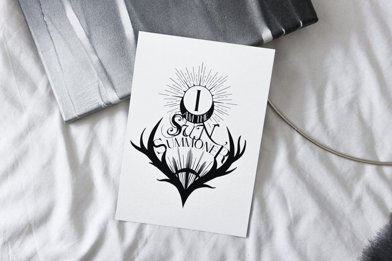 Print from the Shadow and Bone Trilogy, Sun Summoner, Grishaverse, Different sizes image 1