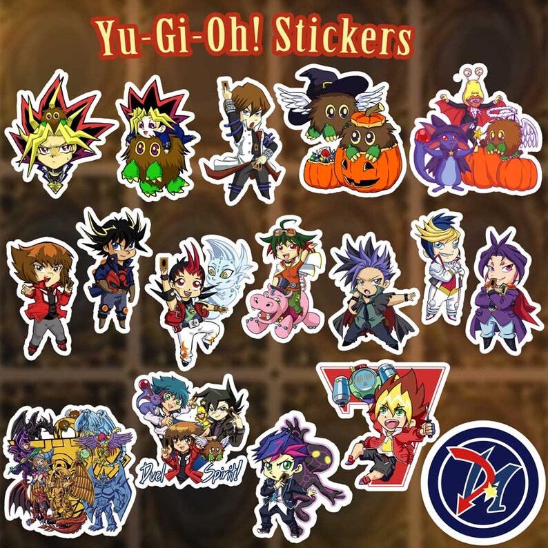 Yugioh Stickers Etsy