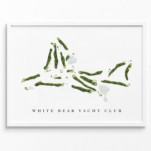 white bear yacht club course map