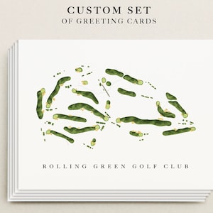 Aangepaste set wenskaarten | Formaat A2 4,25 x 5,5 inch met enveloppen | Notitiekaarten, golfbaankaarten, bedankkaarten, aangepaste blanco kaarten