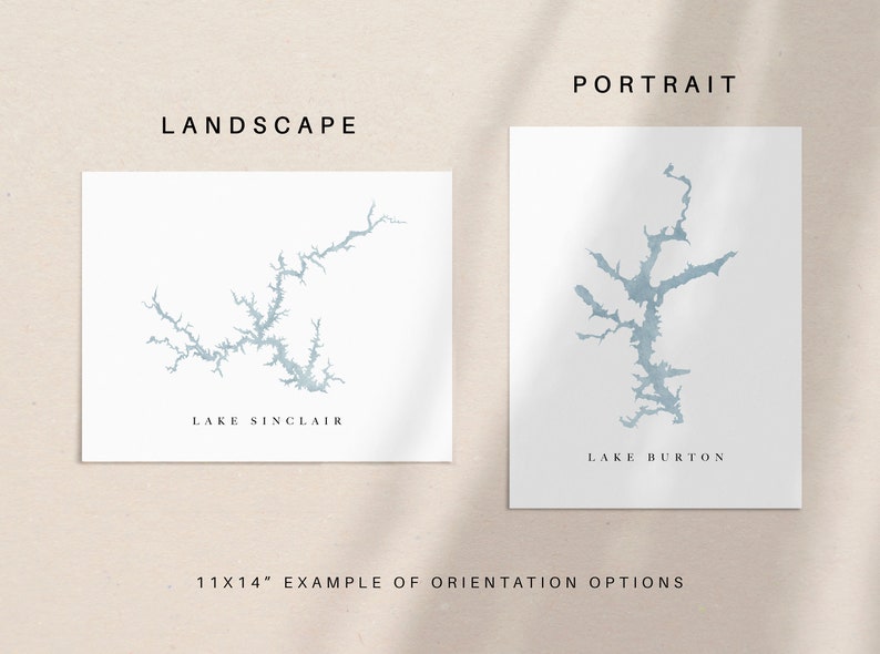 Sugar Valley Lake Mound City KS Lake Map Lake Decor Etsy