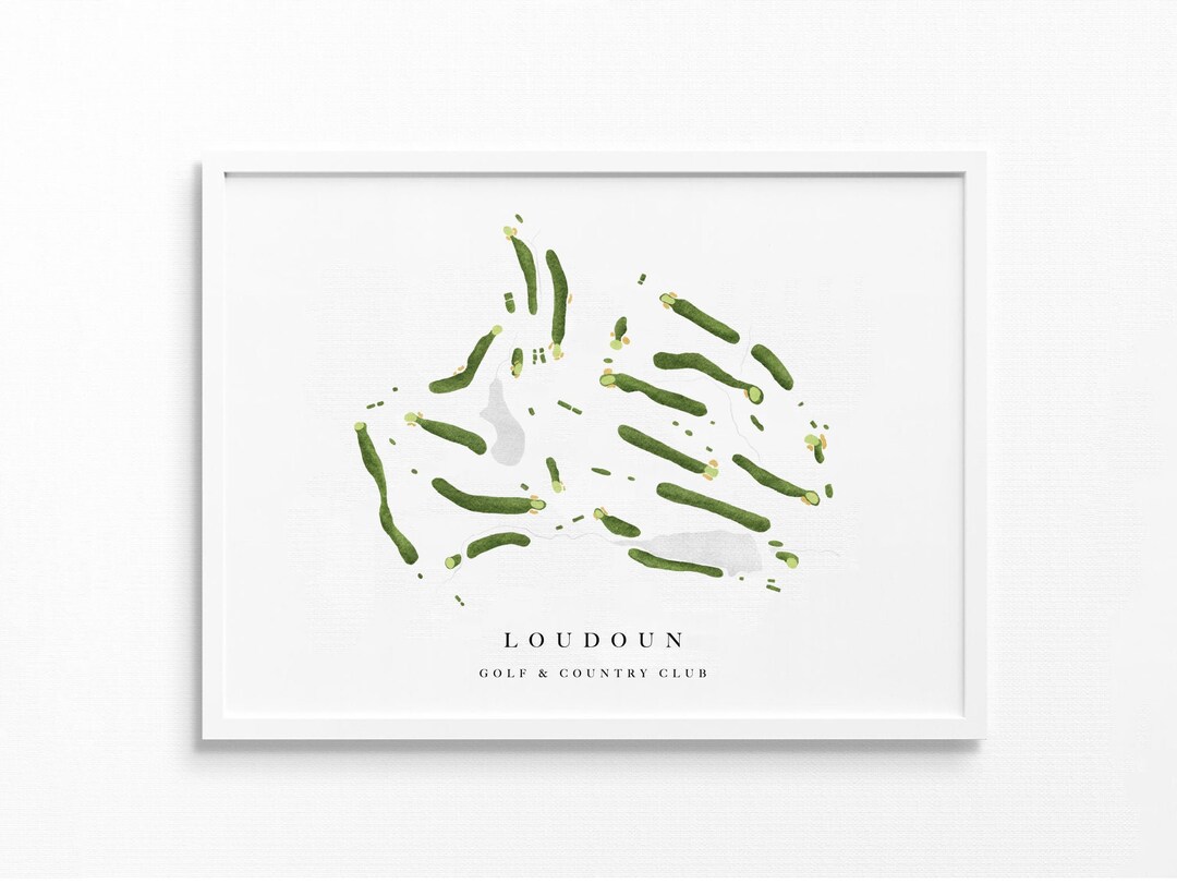 Loudoun Golf & Country Club Purcellville, VA Golf Course Map