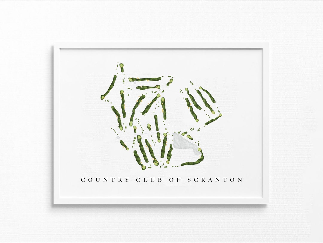Country Club of Scranton Clarks Summit PA Golf Course Etsy