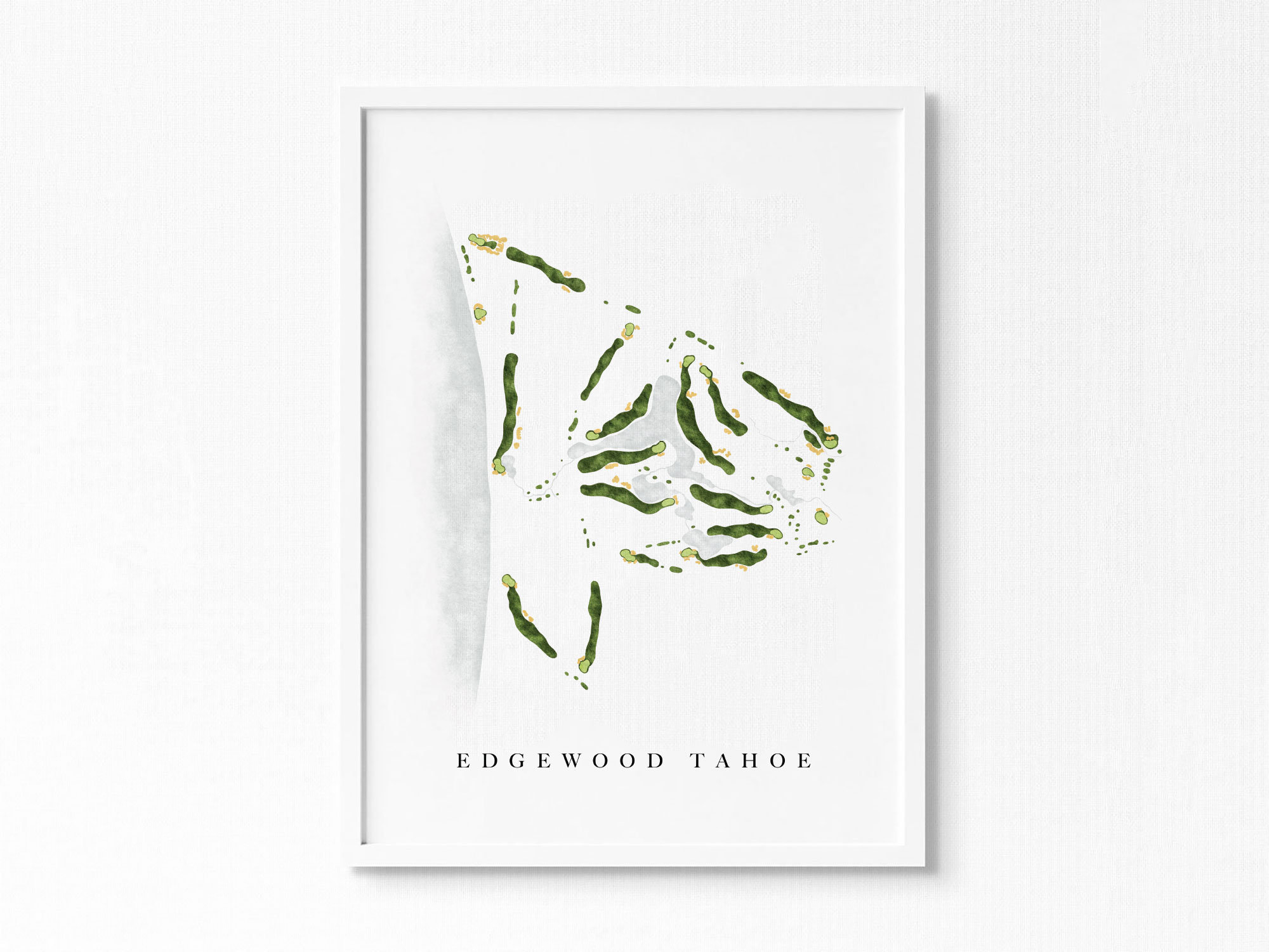 Edgewood Golf Course Map.pdf Edgewood Tahoe | Stateline, NV | Golf Course Map, Personalized Golf Art ...