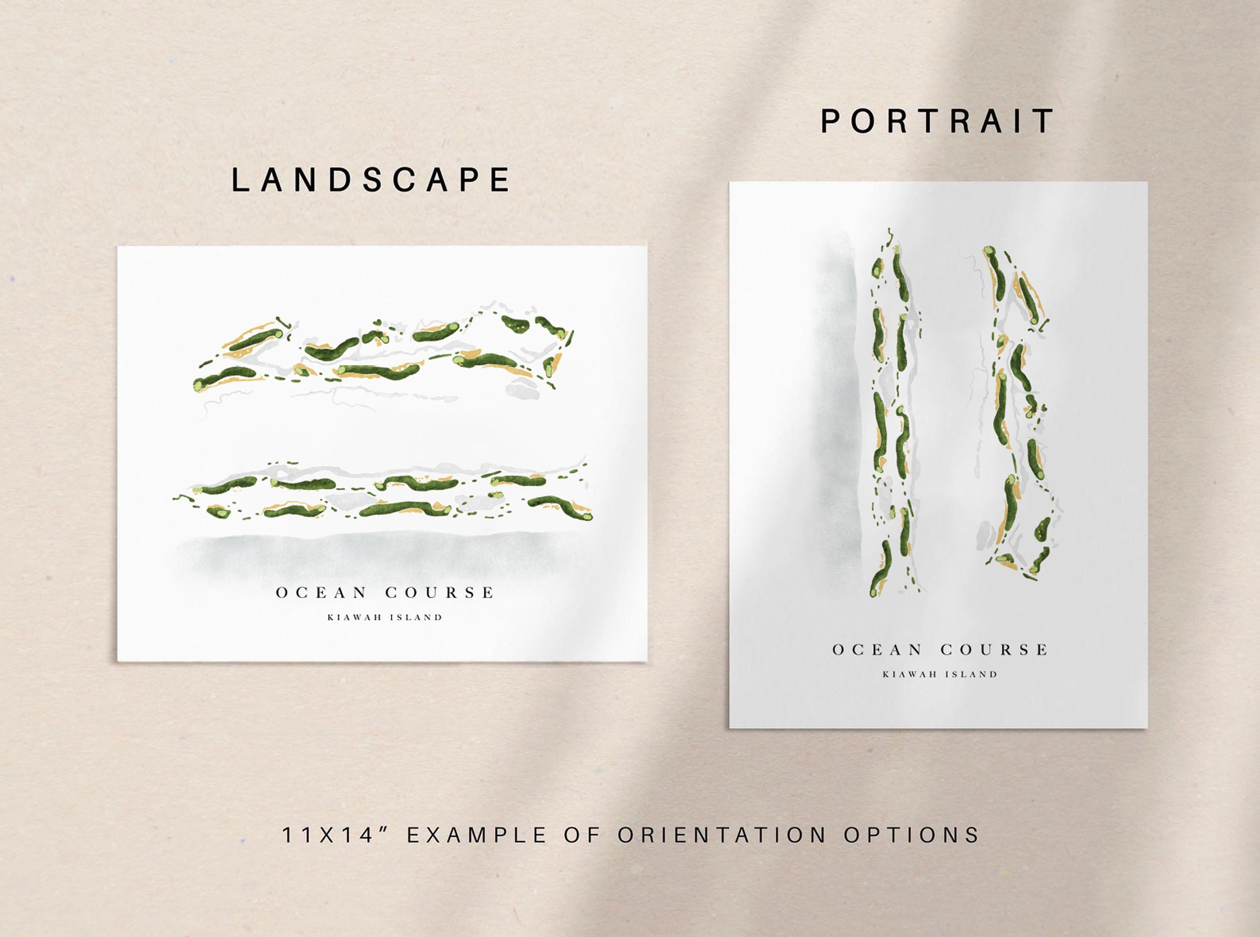 Navesink Country Club Red Bank NJ Course Map Golf Etsy