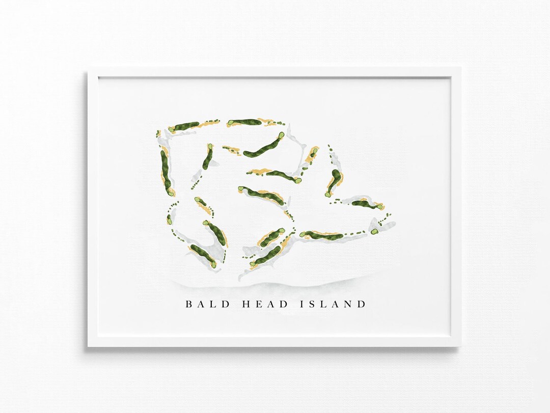 Bald Head Island Club Bald Head Island, NC Golf Course Map
