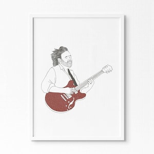 John Bell | Widespread Panic | Minimalist WSP, WSMFP, John Bell Print, Wall Fine Art Print