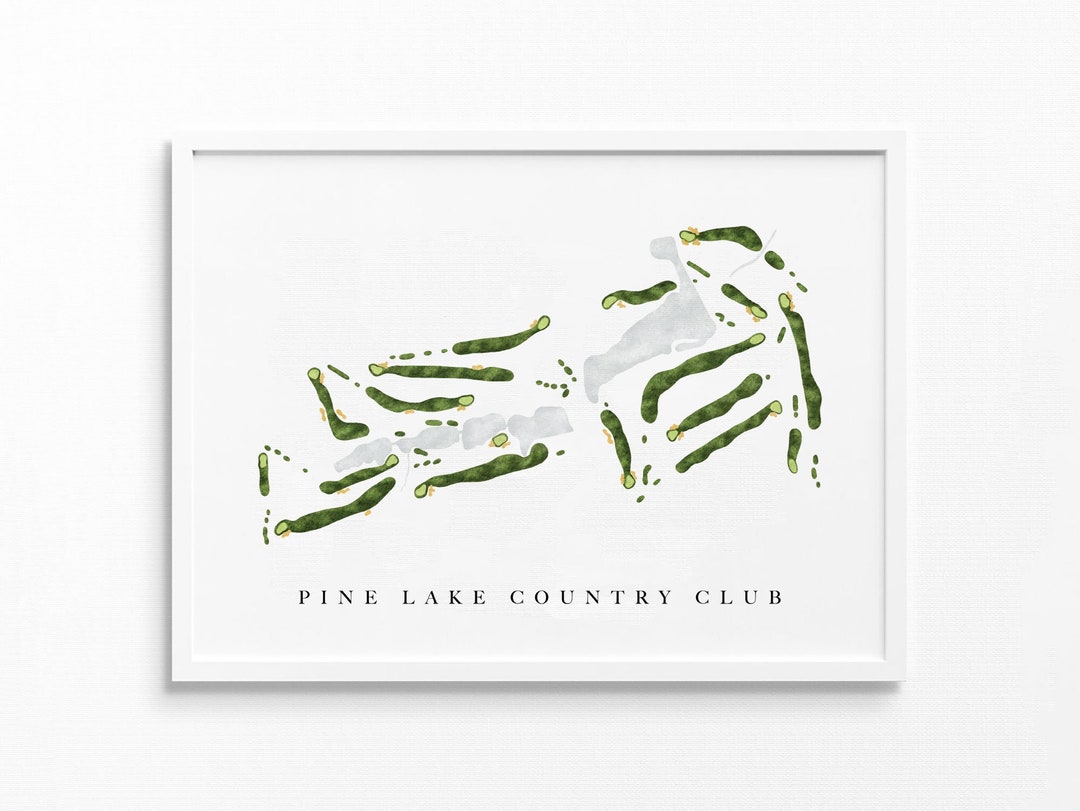 Pine Lake Country Club Mint Hill, NC Golf Course Map, Personalized Golf Pine Lake Country Club Mint Hill, NC Golf Course Map, Personalized Golf