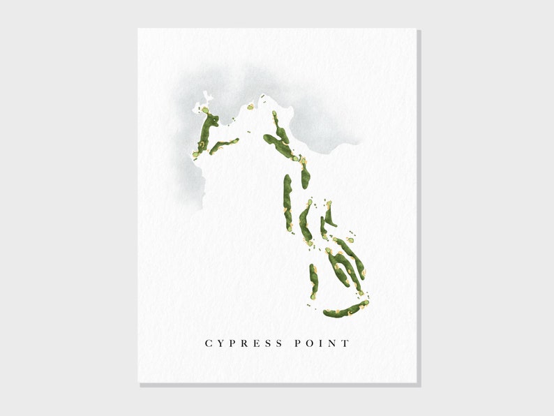 Cypress Point Club | Pebble Beach, California | Golf Course Map, Golf ...