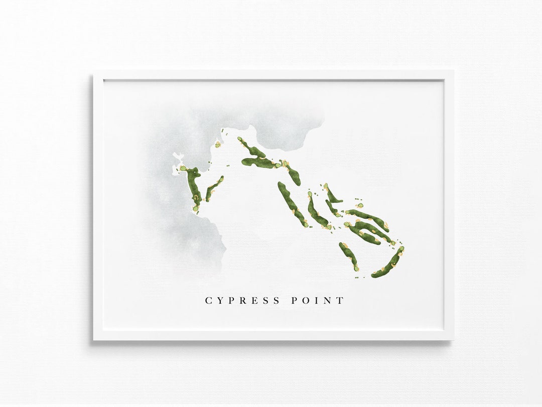 Cypress Point Club Pebble Beach, California Golf Course Map, Golf ...