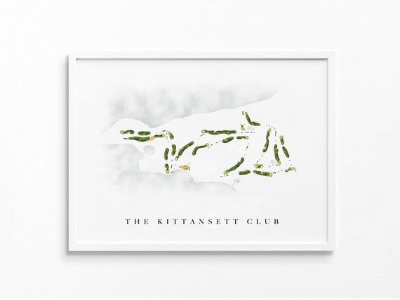The Kittansett Club Marion MA Golf Course Map Golfer - Etsy