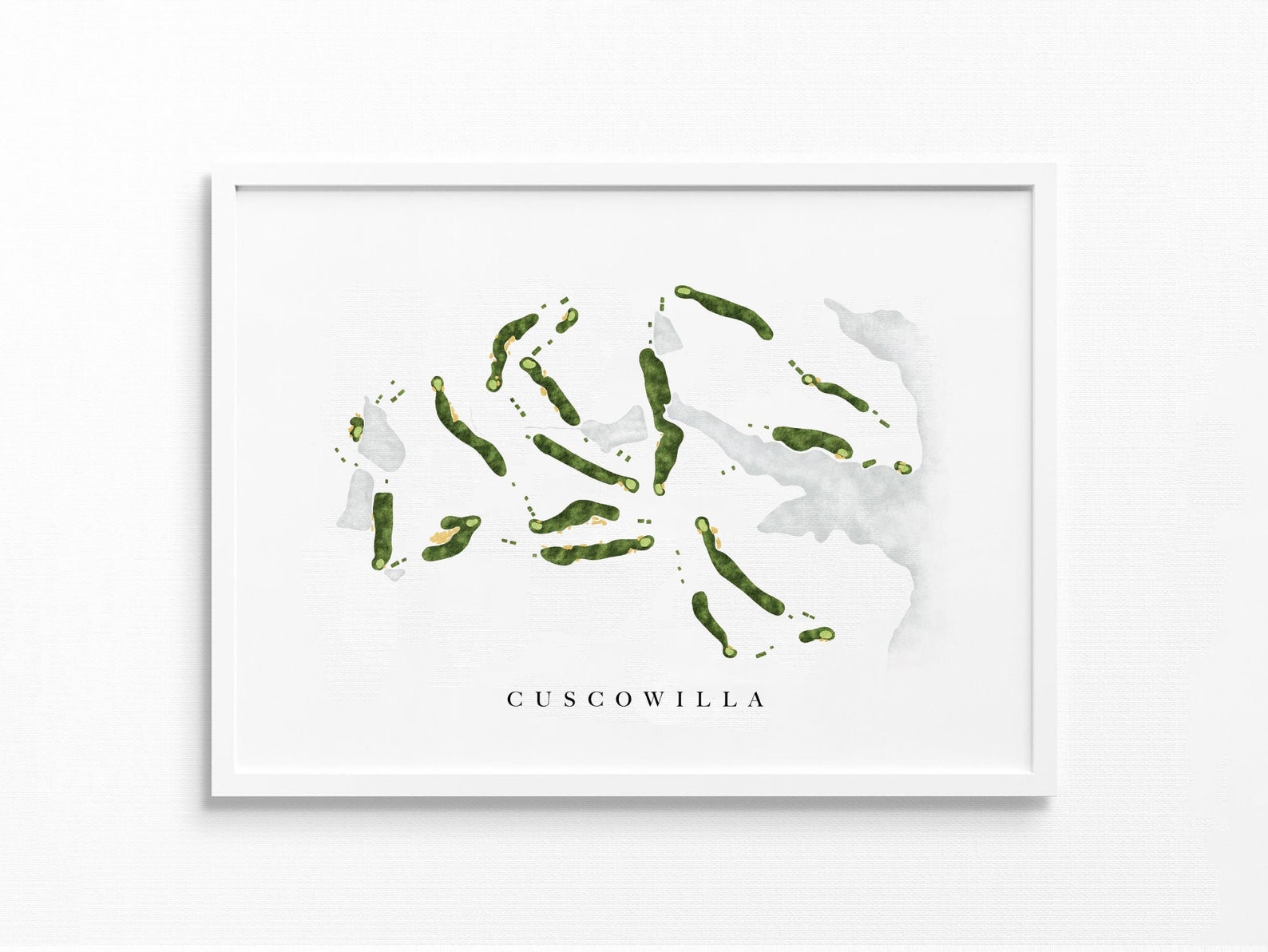 Cuscowilla Lake Oconee Golf Course Map Golf Painting Etsy Cuscowilla Lake Oconee Golf Course Map Golf Painting Etsy