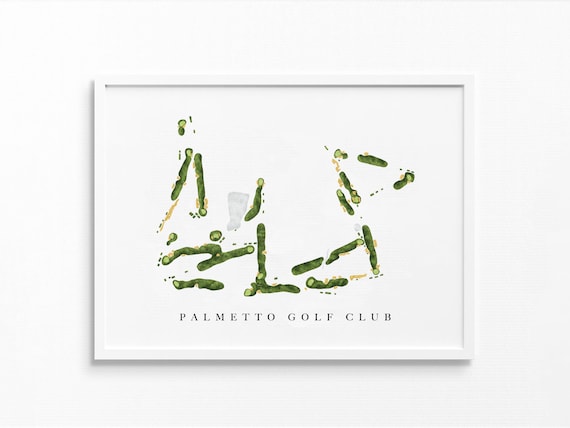Palmetto Golf Club | Aiken, SC | Golf Course Map, Personalized