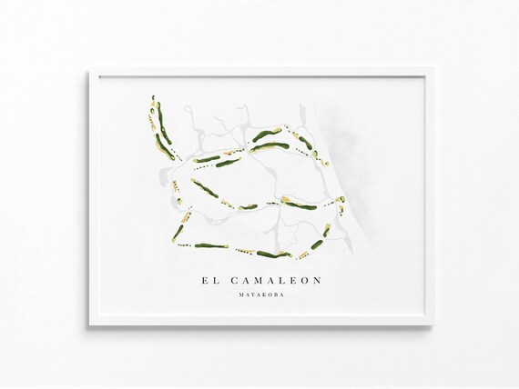 El Camaleon Mayakoba Golf Course Riviera Maya Golf Course - Etsy