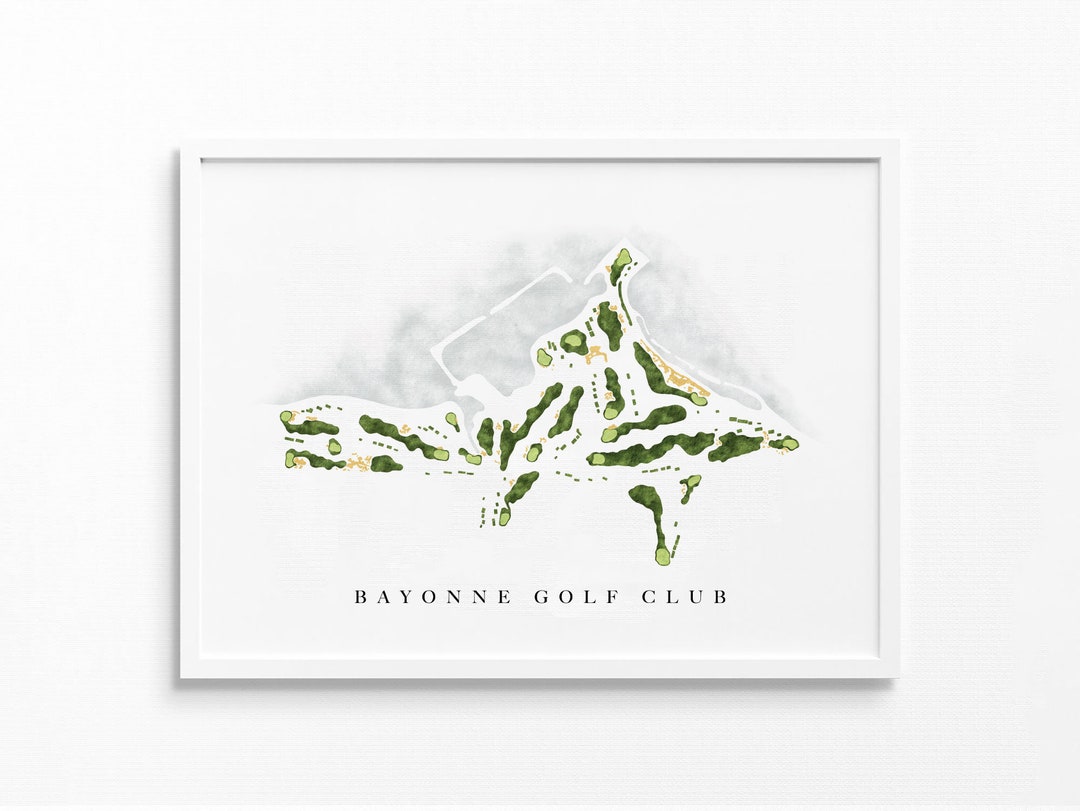Bayonne Golf Club Bayonne NJ Golf Course Map Personalized Golf Bayonne Golf Club Bayonne NJ Golf Course Map Personalized Golf
