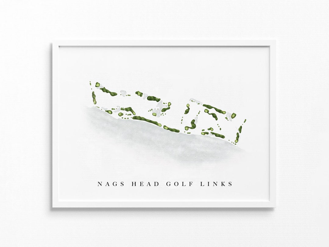 Nags Head Golf Links Nags Head, NC Golf Course Map, Personalized Golf