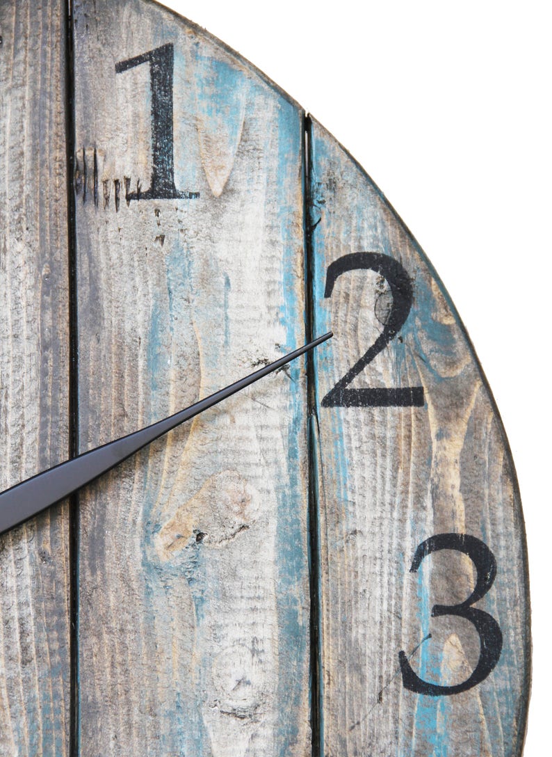 20/36 Oversized wall clock. distressed to look like Etsy