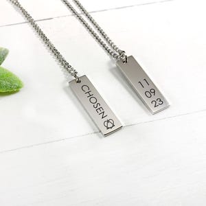 Personalized Adoption Pendant Necklace • Family Gift • Custom Adoption Gift • Celebration of Family
