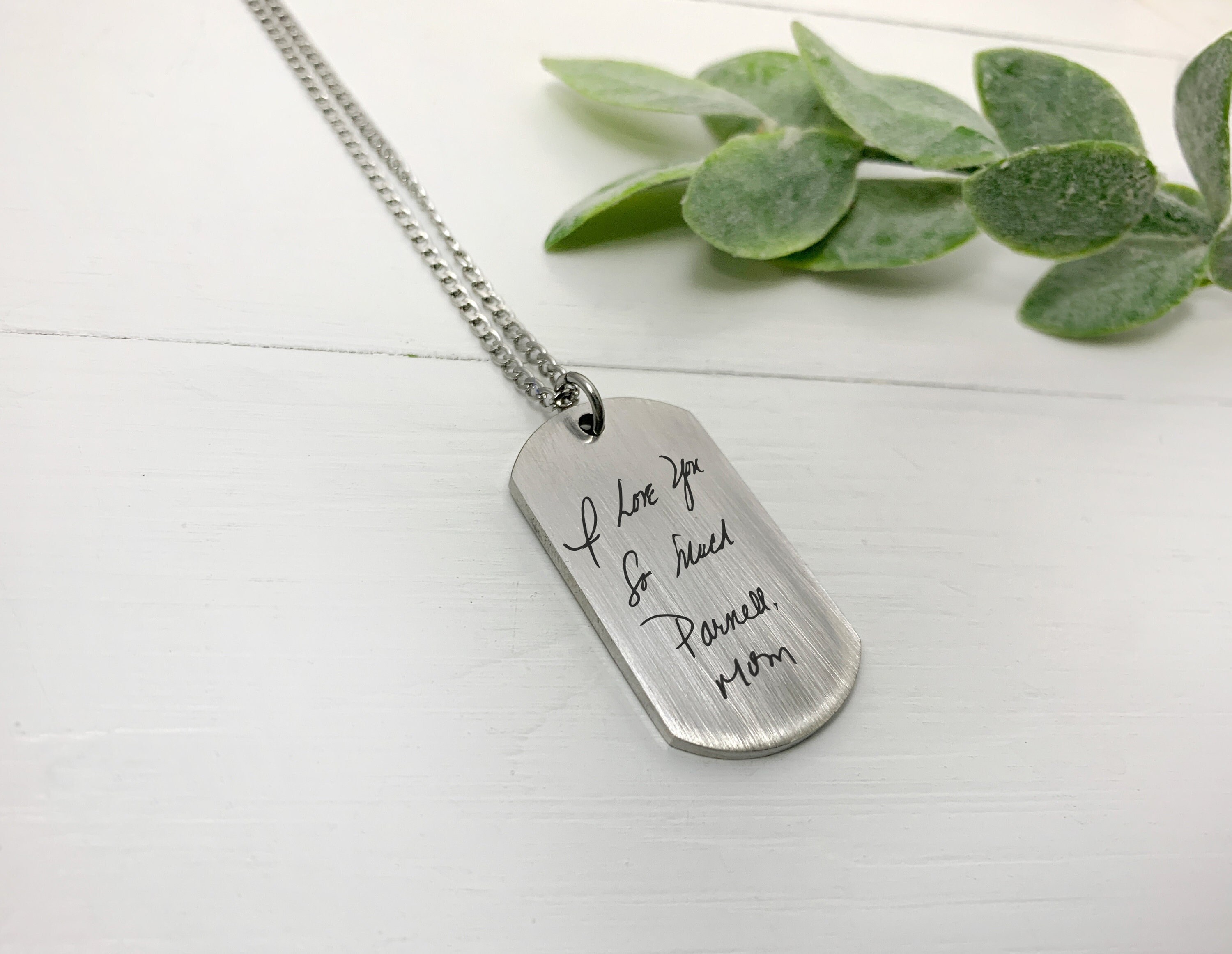 Personalized Dog Tag Necklace Custom Necklace for Men Kid Name Necklace  Family Necklace Fathers Day Gift Men Gifts 