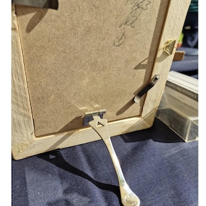 Wooden picture frames made from reclaimed wood, old sun-bleached boards image 11