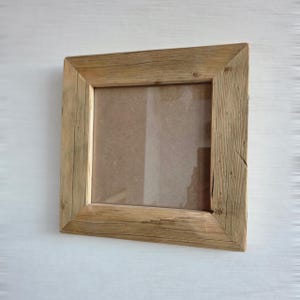 Marcos de fotos de madera hechos de madera recuperada, tablones viejos, estilo loft, marcos de fotos de madera recuperada, hechos a medida imagen 12