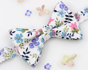 Men's flowers bowtie . Men's elegant floral bowtie