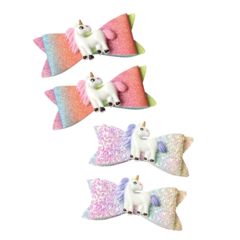 Unicorn Hair Bows