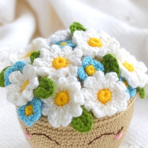 Camomile Potholder Free Crochet Patterns - Your Crochet