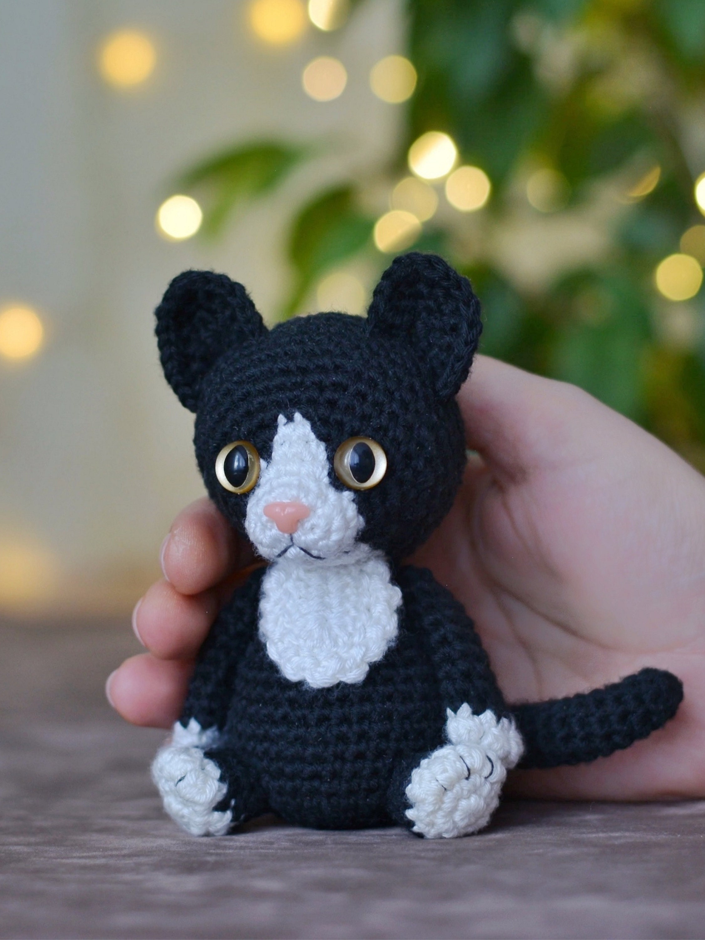 Tuxedo Cat Crochet Pattern Amigurumi Toy Tuxedo Cat Etsy