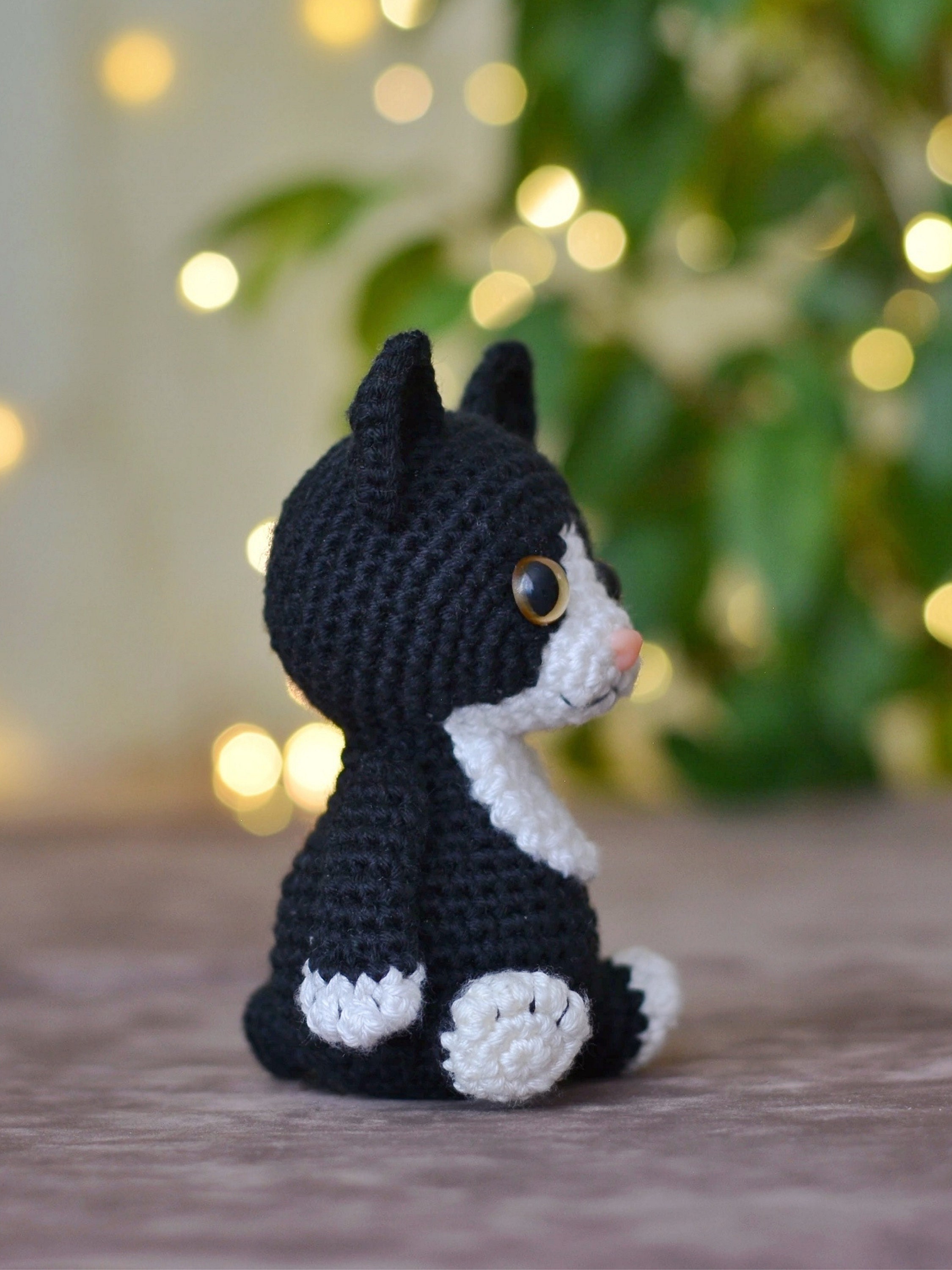 Tuxedo Cat Crochet Pattern Amigurumi Toy Tuxedo Cat Etsy