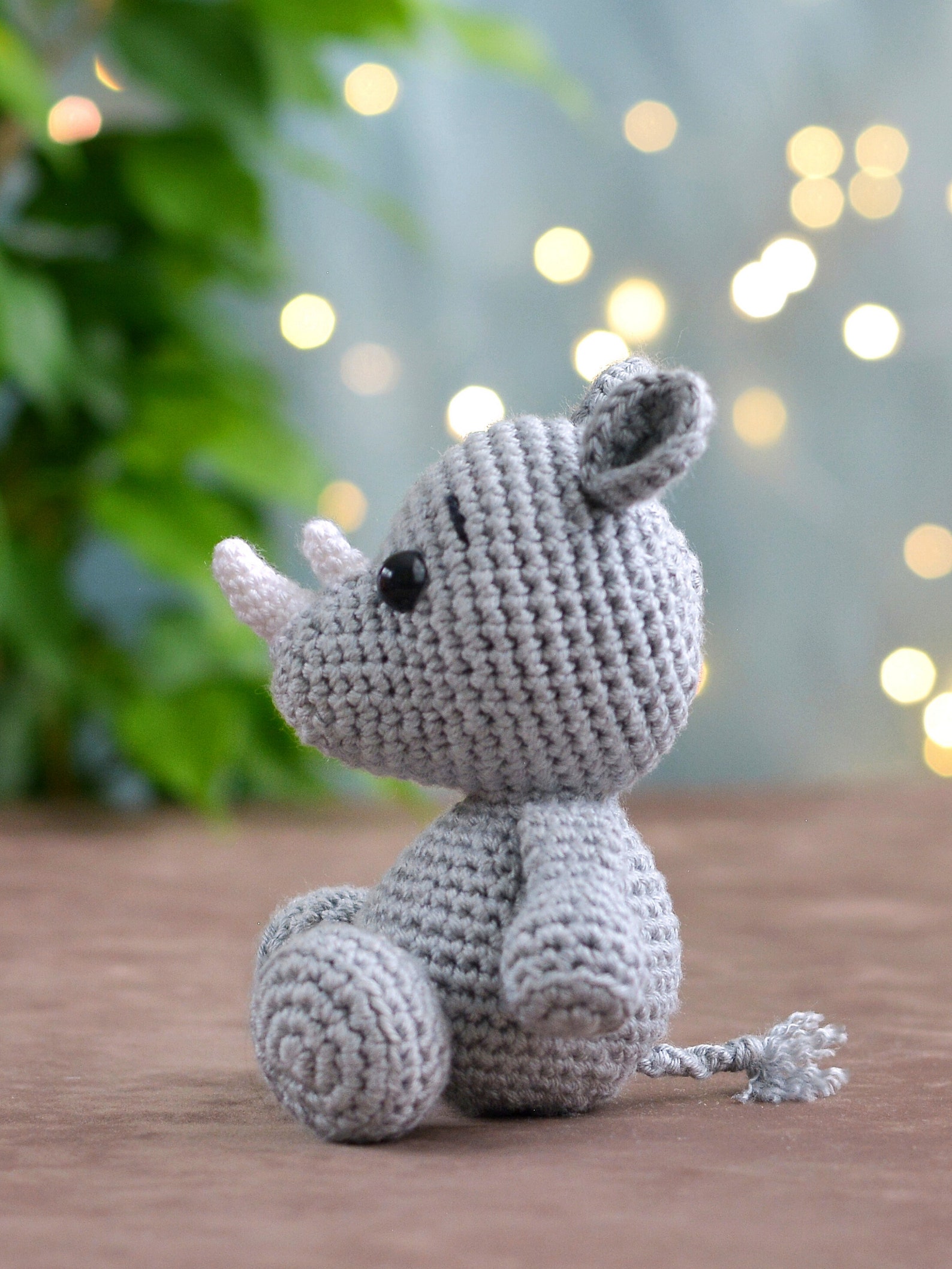 PATTERN Crochet Rhino PDF File Amigurumi Rhino Crochet Etsy New Zealand