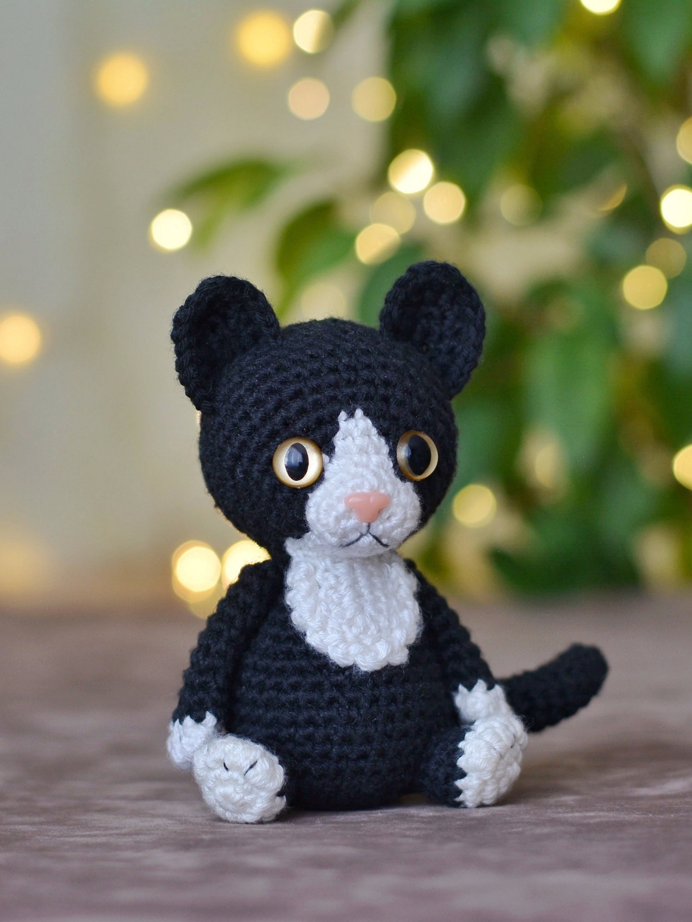 Tuxedo Cat Crochet Pattern Amigurumi Toy Tuxedo Cat Etsy