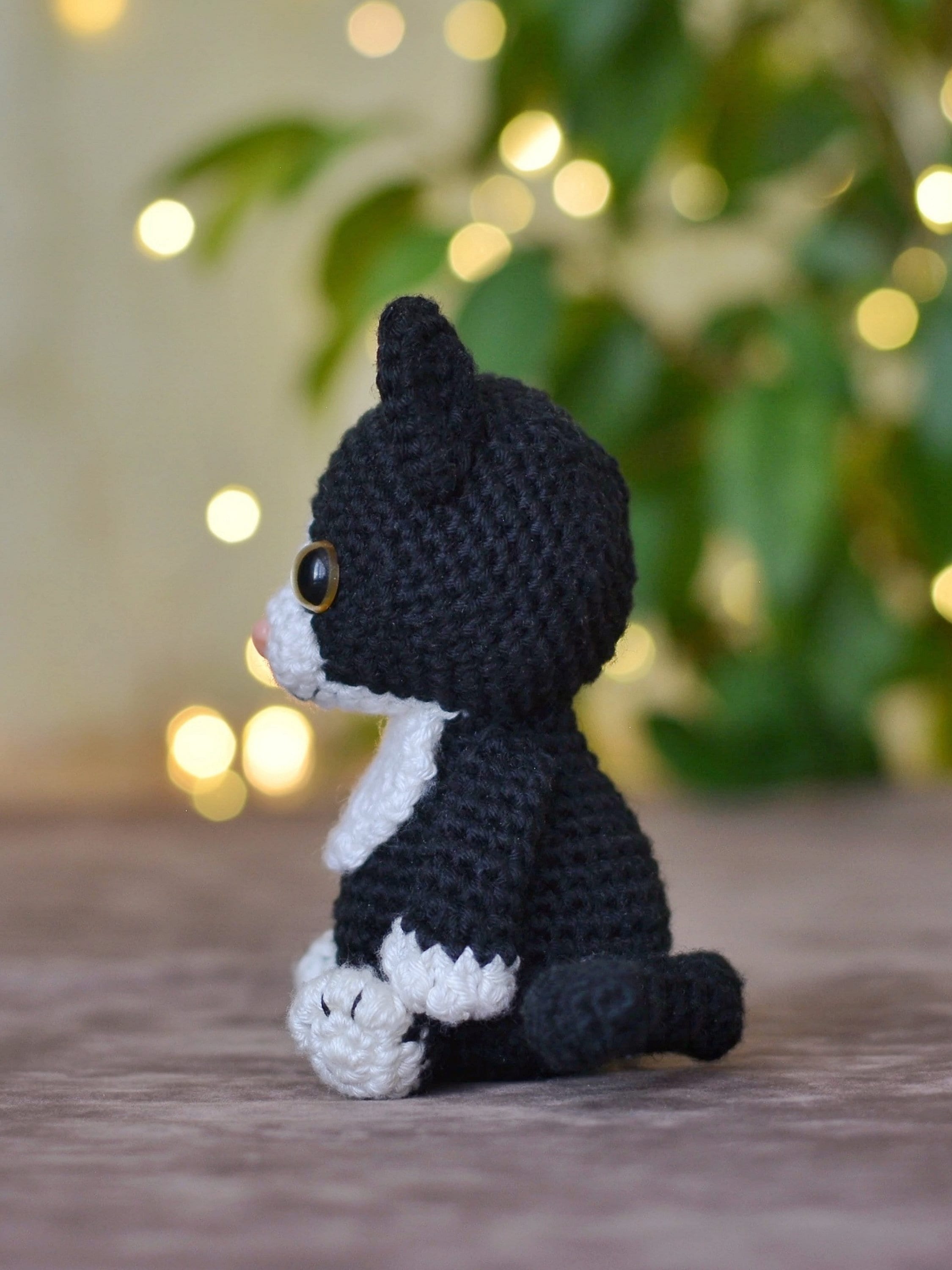 Tuxedo Cat Crochet Pattern Amigurumi Toy Tuxedo Cat Etsy