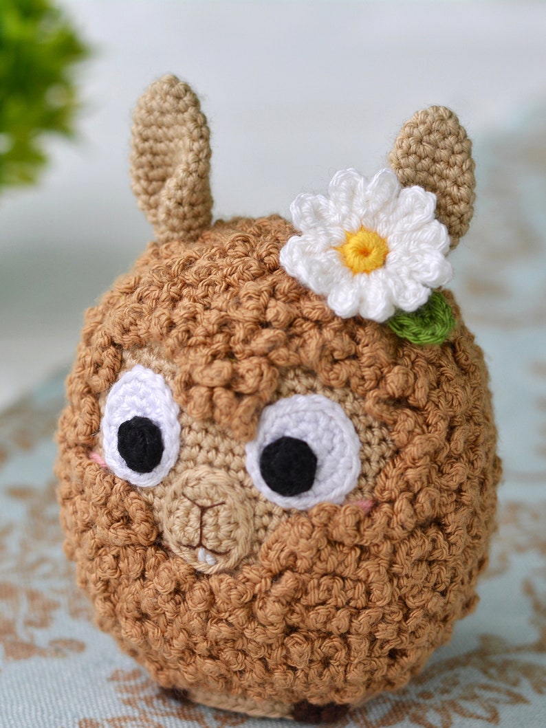 Alpaca crochet pattern, amigurumi toy llama tutorial , DIY plush mini alpaca, amigurumi mini crochet farm animal alpaca, lama plushie patter image 5