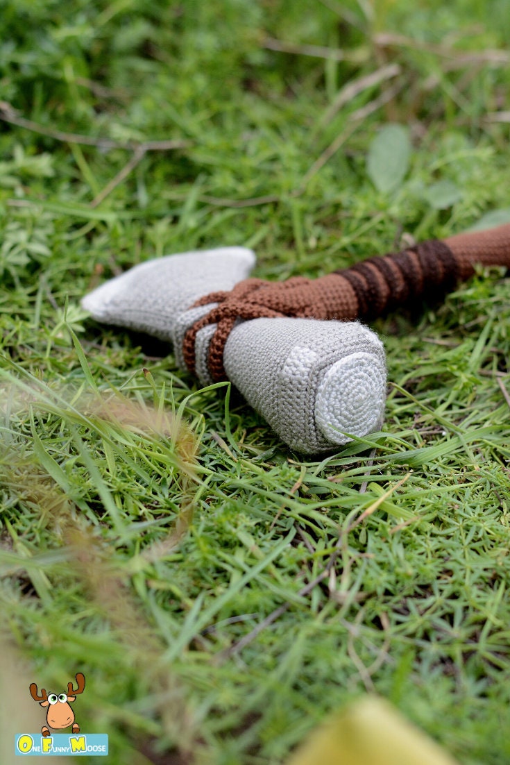Crochet Pattern Axe of Thor (PDF File), Amigurumi Tutorial Axe, DIY ...
