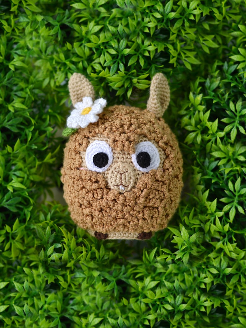 Alpaca crochet pattern, amigurumi toy llama tutorial , DIY plush mini alpaca, amigurumi mini crochet farm animal alpaca, lama plushie patter image 4