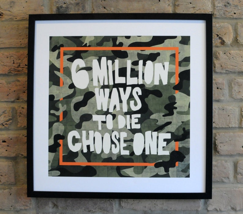 6 Million Ways To Die Choose One Reggae